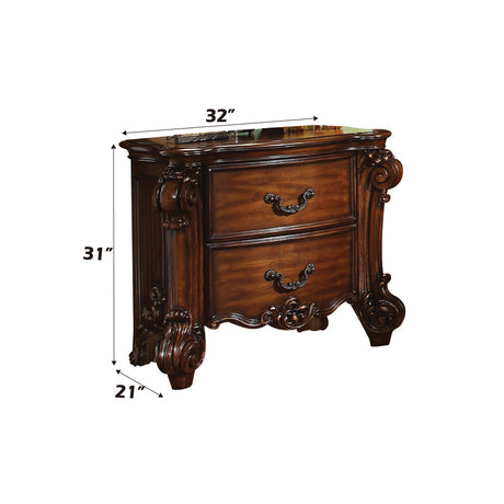 Vendome Nightstand in Cherry - Ornate Home