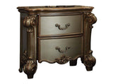 Vendome Nightstand in Gold Patina - Ornate Home