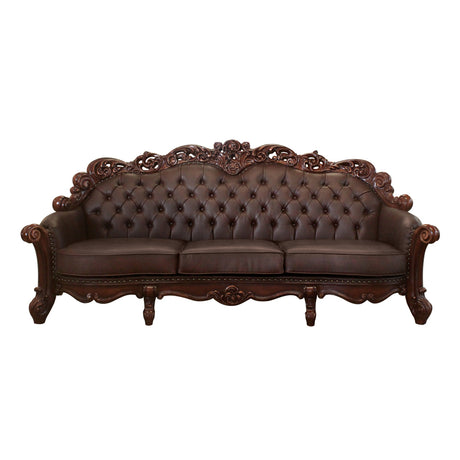 Vendome Oversized Sofa in Cherry - Ornate Home
