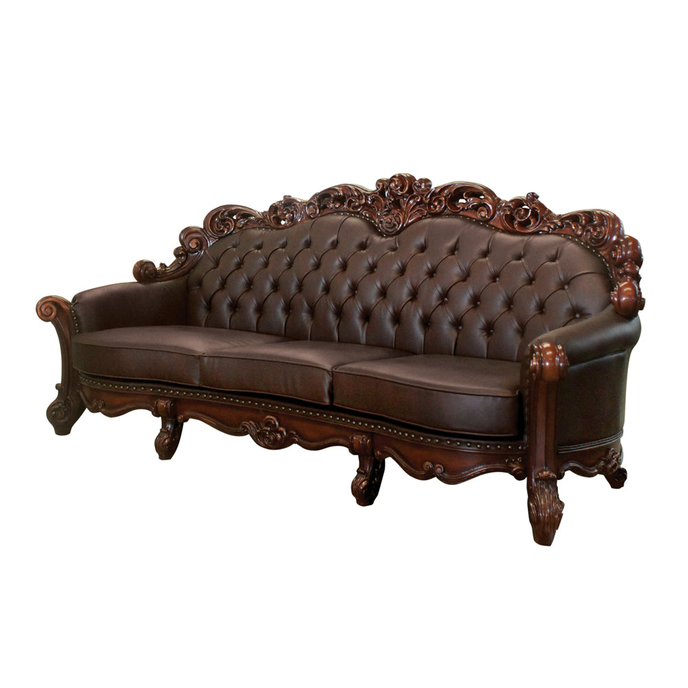 Vendome Oversized Sofa in Cherry - Ornate Home