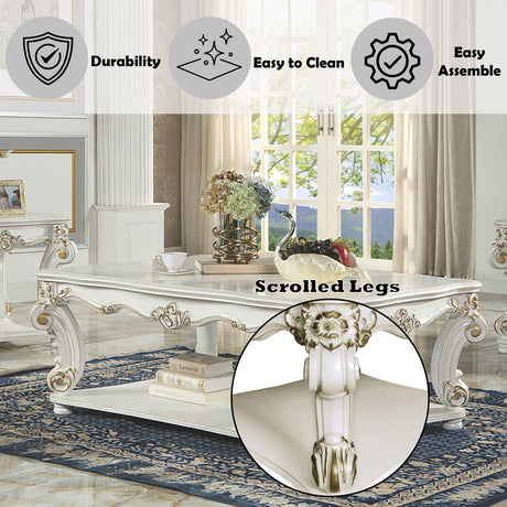 Vendome Pearl Coffee Table - Ornate Home