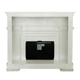 Vendome Pearl Fireplace - Ornate Home