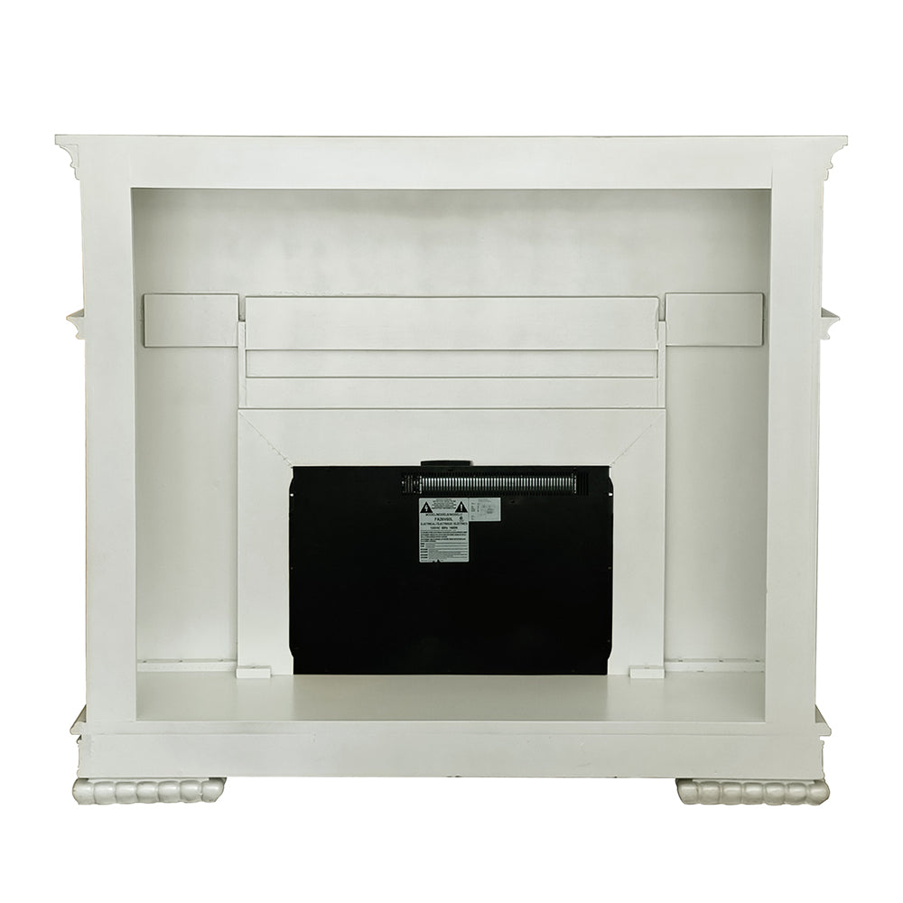 Vendome Pearl Fireplace - Ornate Home