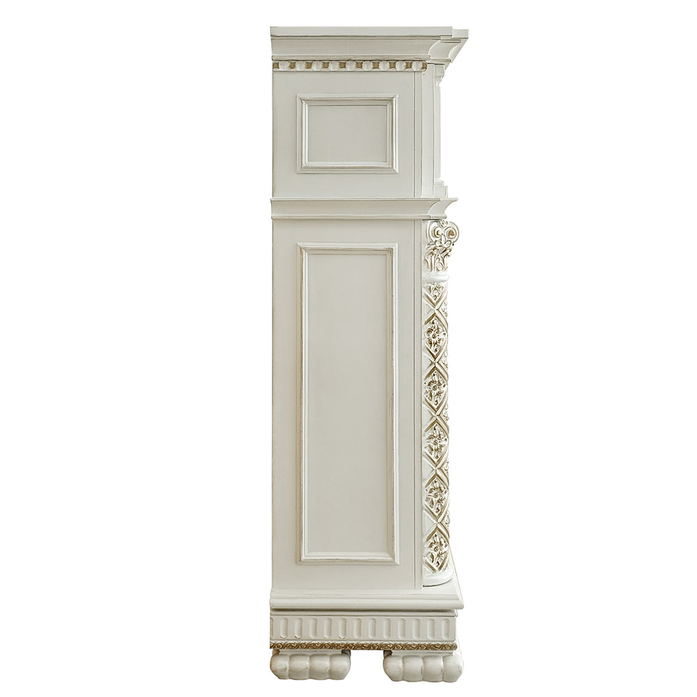 Vendome Pearl Fireplace - Ornate Home