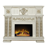 Vendome Pearl Fireplace - Ornate Home