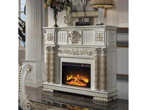 Vendome Pearl Fireplace - Ornate Home