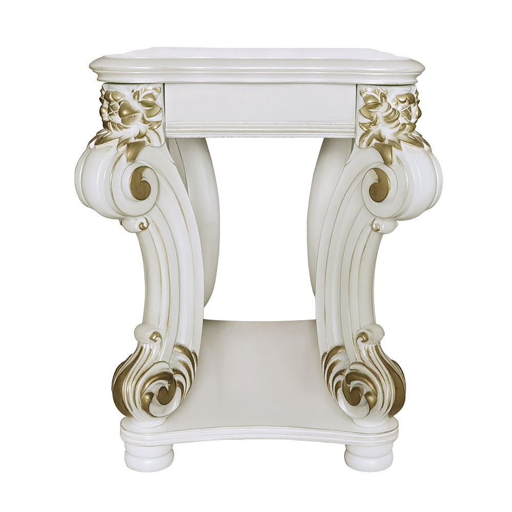 Vendome Pearl  Table - Ornate Home