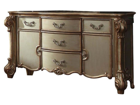 Vendome Server in Gold Patina - Ornate Home