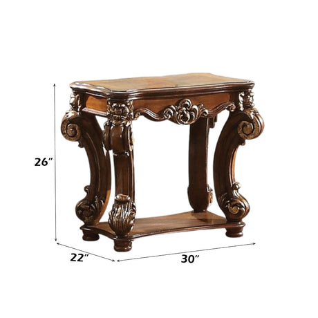 Vendome Side Table in Cherry - Ornate Home