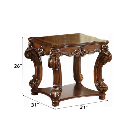 Vendome Square End Table in Cherry - Ornate Home