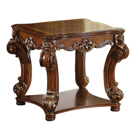 Vendome Square End Table in Cherry - Ornate Home