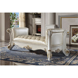 Vendome Synthetic Leather Bench - Ornate Home