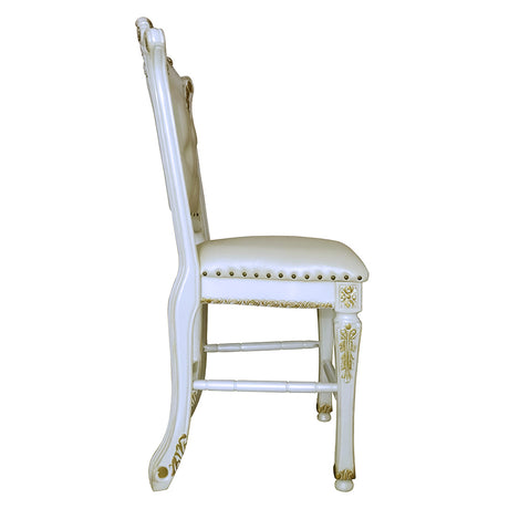 Vendome Synthetic Leather Counter Height Chair (Set of 2) - Ornate Home