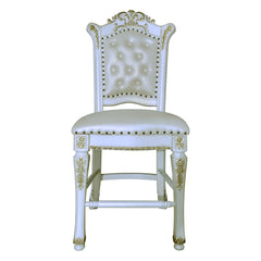 Vendome Synthetic Leather Counter Height Chair (Set of 2) - Ornate Home