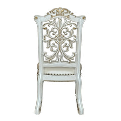 Vendome Synthetic Leather Side Chair (Set of 2) - Ornate Home