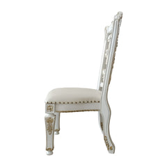 Vendome Synthetic Leather Side Chair (Set of 2) - Ornate Home