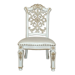 Vendome Synthetic Leather Side Chair (Set of 2) - Ornate Home