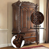 Vendome TV Armoire in Cherry - Ornate Home