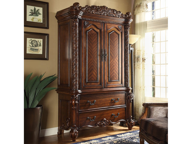 Vendome TV Armoire in Cherry - Ornate Home