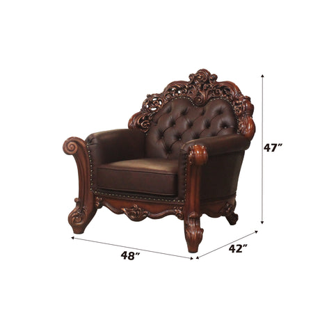 Vendome Uph Chair in Cherry - Ornate Home