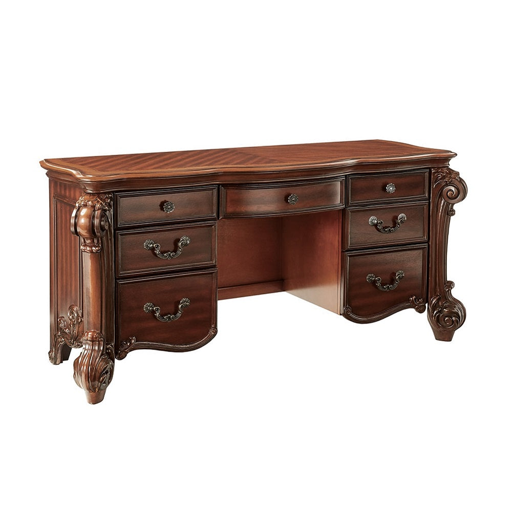 Vendome Vanity Desk in Cherry 22009 - Ornate Home