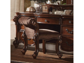Vendome Vanity Stool in Cherry - Ornate Home