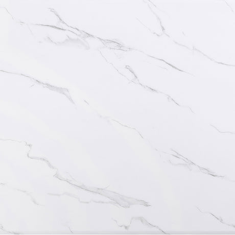 Venera White Faux Marble Dining Room Table - Ornate Home
