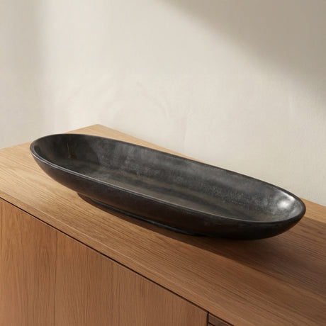 Venetia Black Marble Tray - Ornate Home