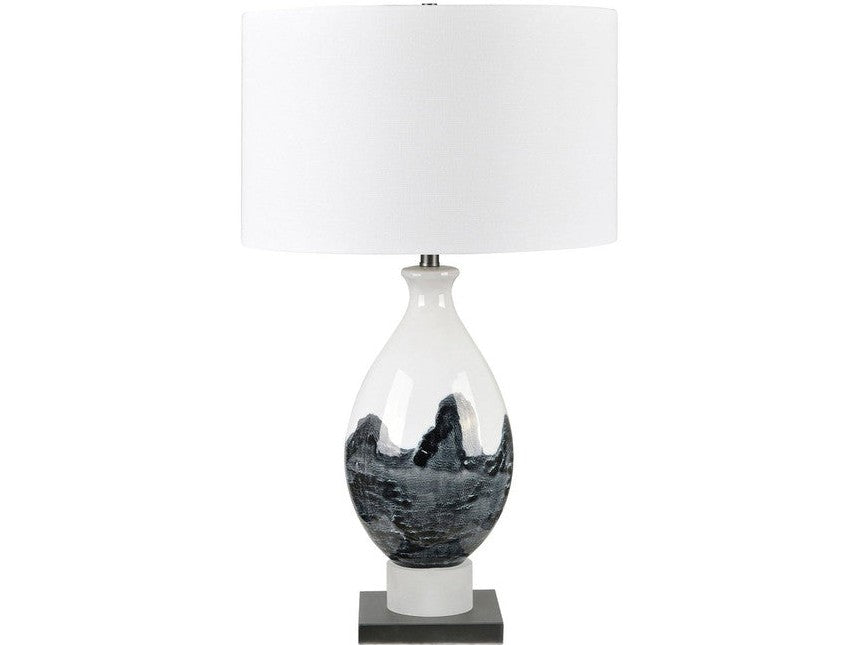 Venetia White/Blue Table Lamp - Ornate Home