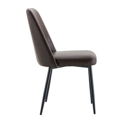 Veneto Dark Brown Side Chair (Set of 2) - Ornate Home