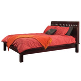 Veneto Wood California King Platform Bed in Espresso - Ornate Home