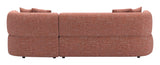 Venezia Brown Chaise Sectional - Ornate Home