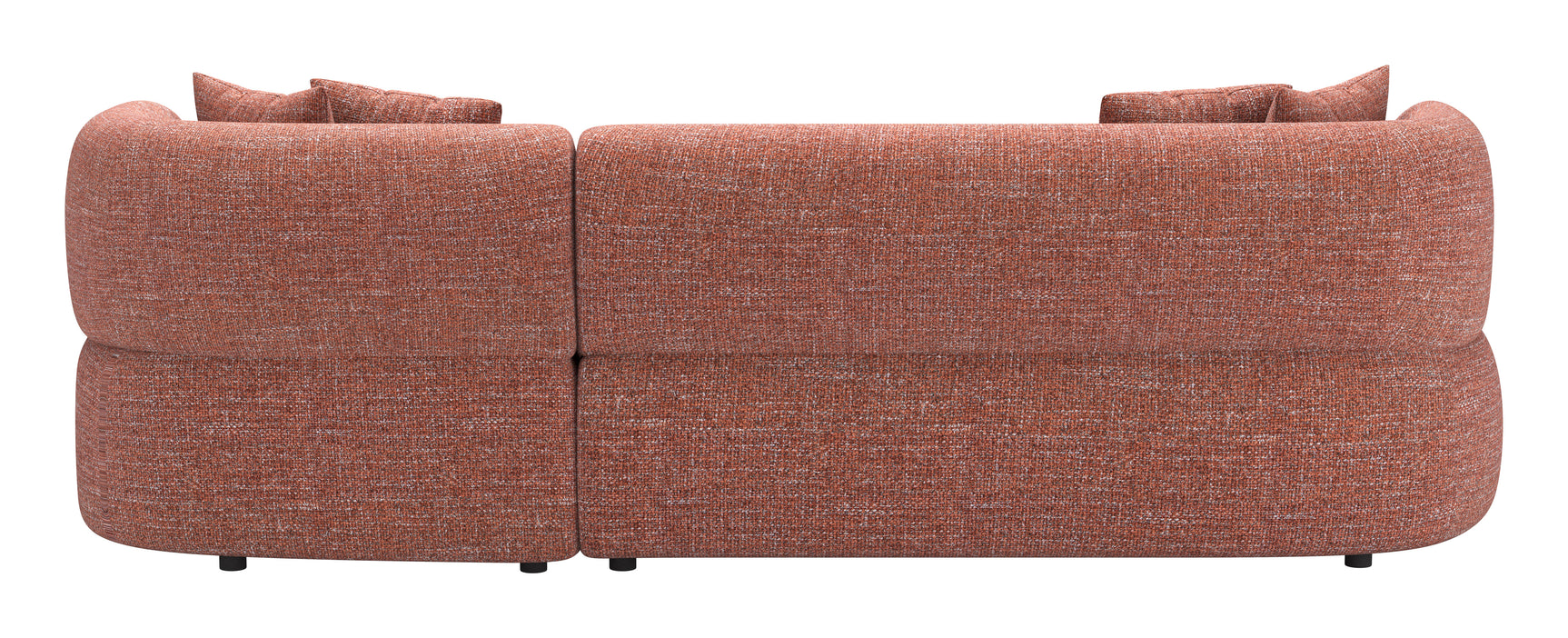 Venezia Brown Chaise Sectional - Ornate Home