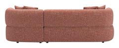 Venezia Brown Chaise Sectional - Ornate Home