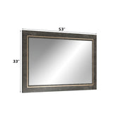 Venezia Gray Accent Mirror - Ornate Home