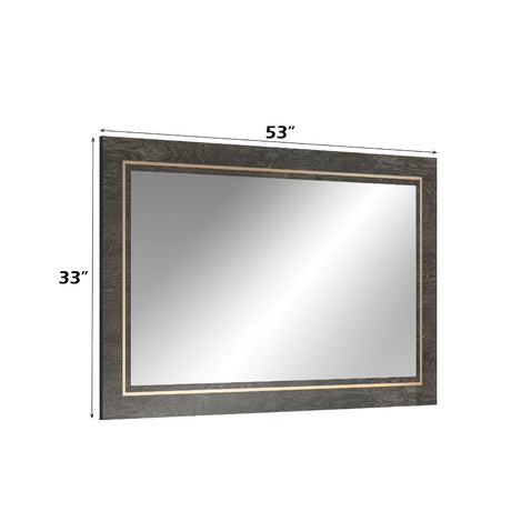 Venezia Gray Accent Mirror - Ornate Home