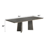 Venezia Gray Dining Table - Ornate Home