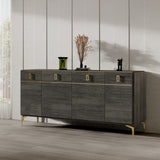 Venezia Gray Server - Ornate Home