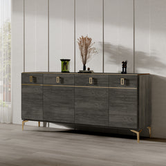 Venezia Gray Server - Ornate Home