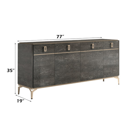 Venezia Gray Server - Ornate Home