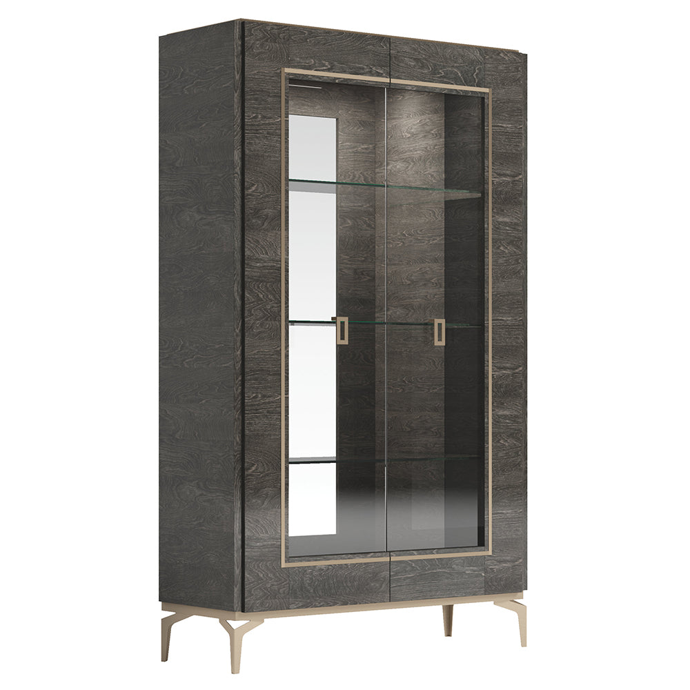 Venezia Gray Wine Cabinet - Ornate Home