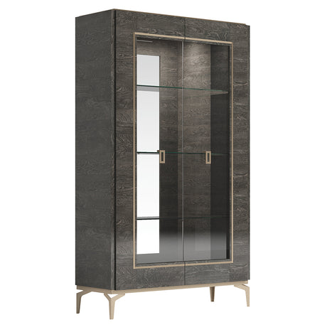 Venezia Gray Wine Cabinet - Ornate Home