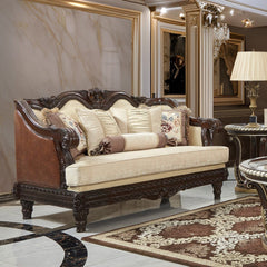 Venezia Oro Mahogany 3-Pc Living Room Set / HD-386 - Ornate Home
