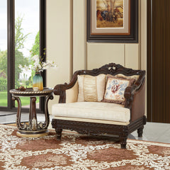 Venezia Oro Mahogany 3-Pc Living Room Set / HD-386 - Ornate Home
