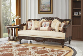 Venezia Oro Mahogany Loveseat / HD-386 - Ornate Home