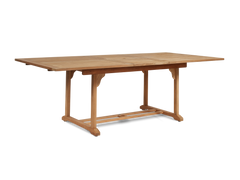 Venice 5-Piece Rectangular Teak Outdoor Dining Set with Extendable Table and Stacking Armchairs - Ornate Home