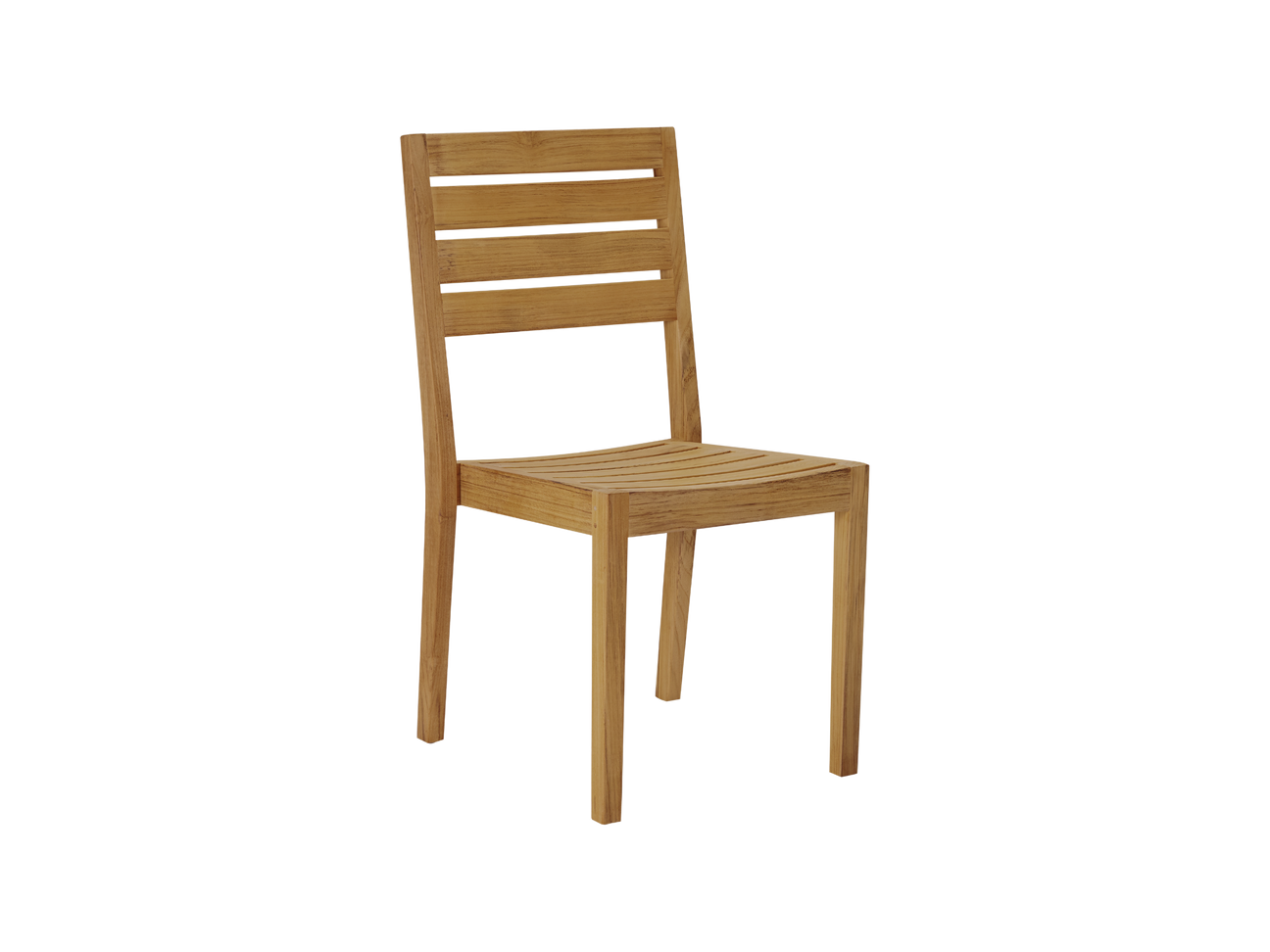 Venice Teak Outdoor Dining Stacking Chair (Set of 2) - Ornate Home