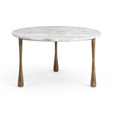 Venicia White Sage 32" Round Coffee Table