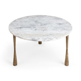 Venicia White Sage 32" Round Coffee Table
