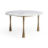 Venicia White Sage 32" Round Coffee Table